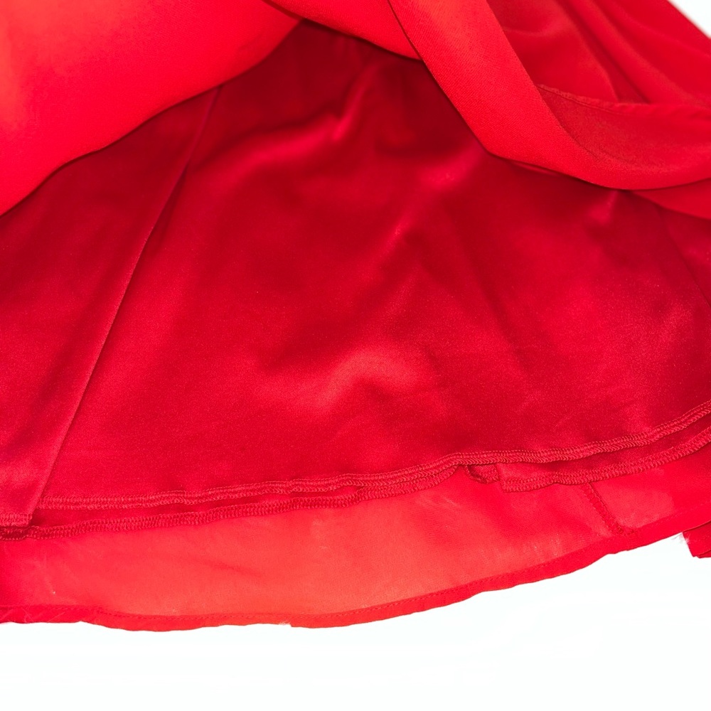 Red midi dress - Picture 4 of 5